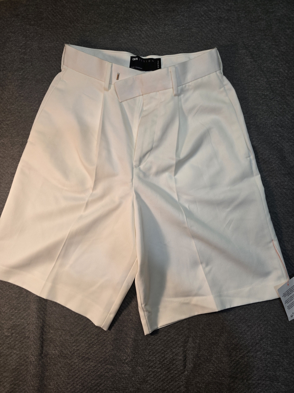 ASOS White Men’s Pleated Dress Shorts